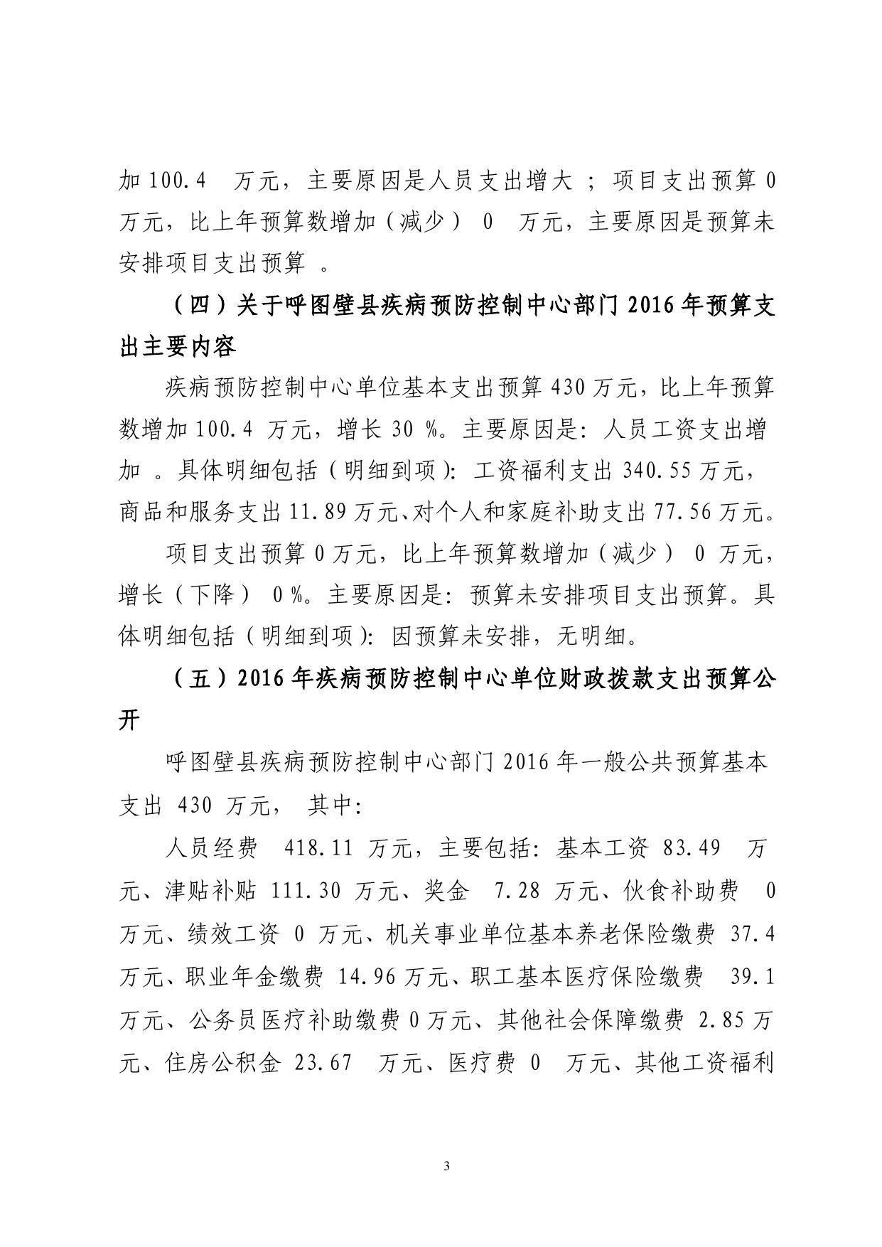呼图壁县疾控中心2016年预算公开报告.pdf