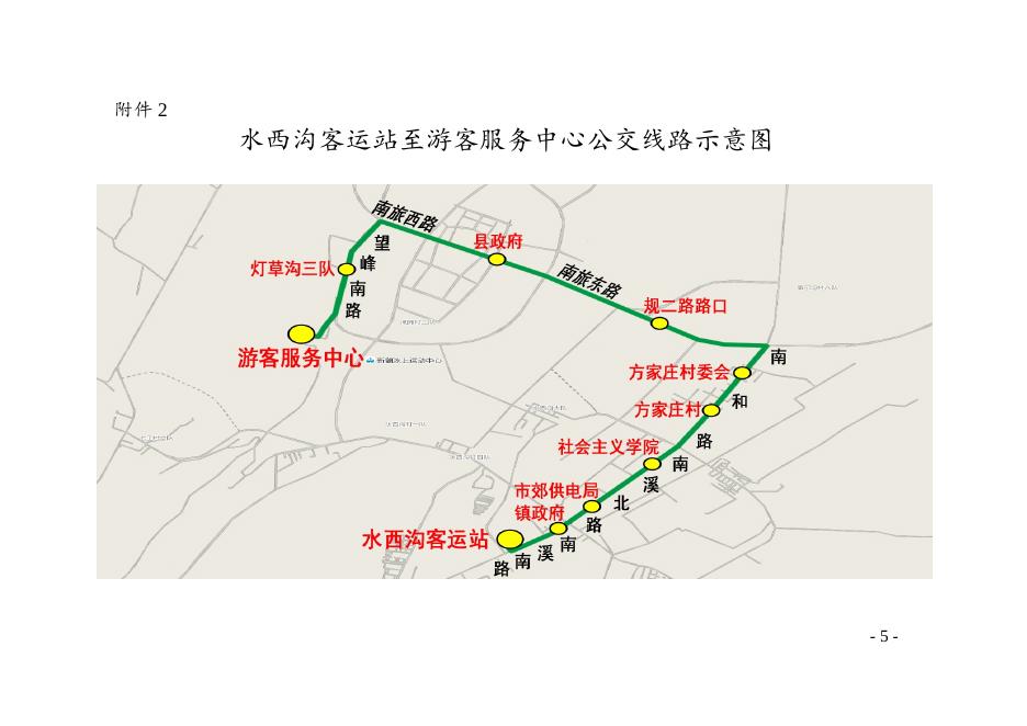 关于开通乌鲁木齐县水西沟镇环线公交线路的通知.doc