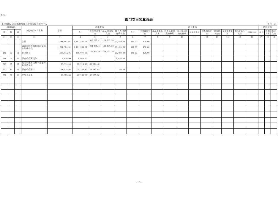 19.武宣县桐岭镇社会治安综合治理中心2022年部门预算公开表.xls