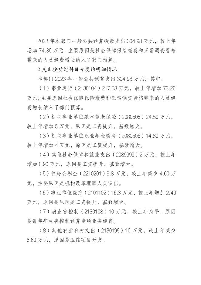 柞水县畜牧兽医中心2023年度部门综合预算说明.pdf