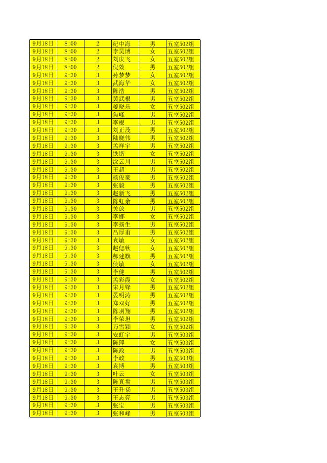 2016年在学研究生体检分组名单.xls