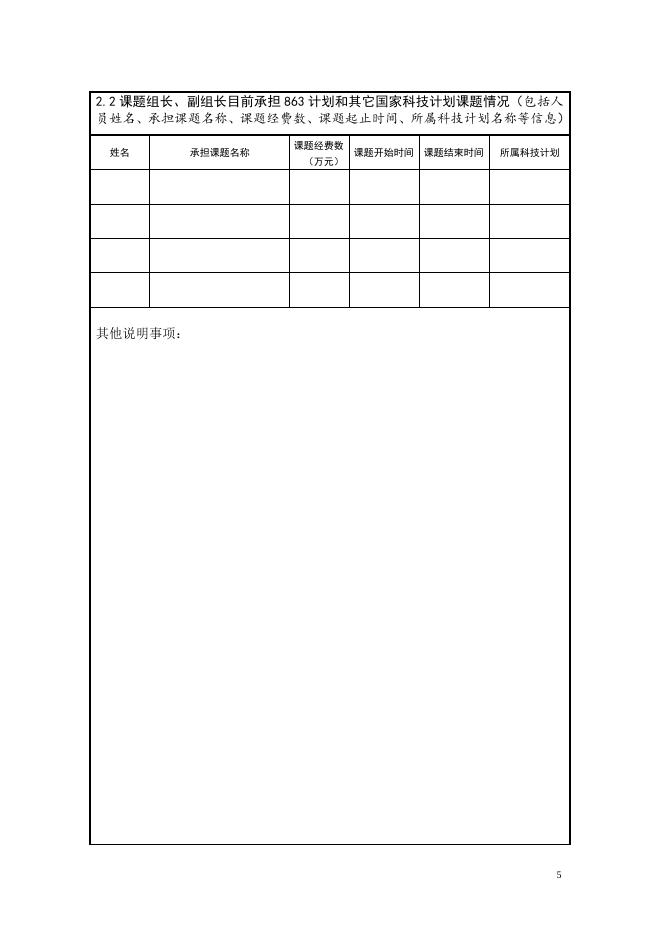 863计划专题课题申请书.doc